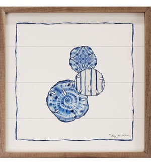 Blue Pattern Sand Dollars By Audrey Jeanne Roberts